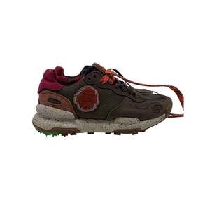 Satorisan Chacrona Premium Casual Sneakers Dark Green Brown Pink 5.5 Womens